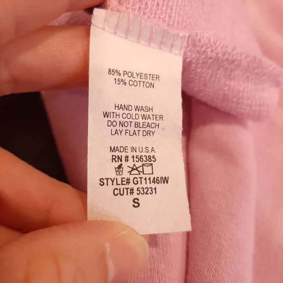 3/$20 Fashion Nova Independent Woman Cropped Sweatshirt Raw Hem Pink Oversized - Picture 13 of 15